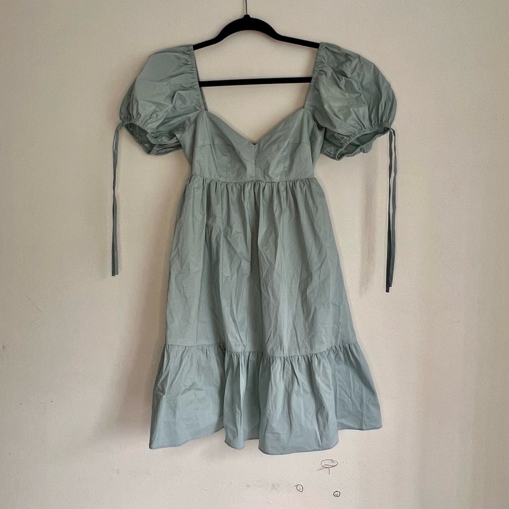 Olivaceous mini dress Small